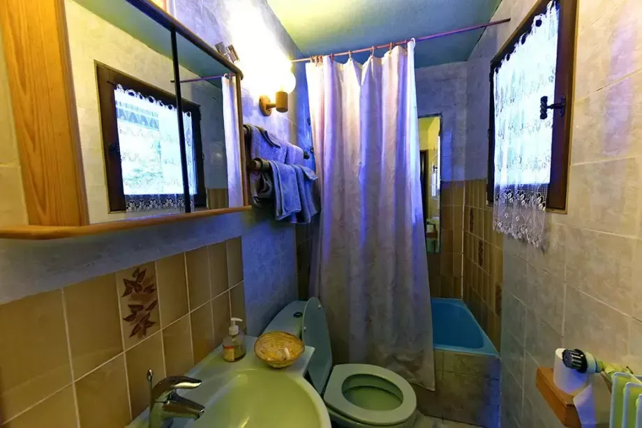 salle de bain chambre 2 personnes Chalet à l'Orée du boiwebp