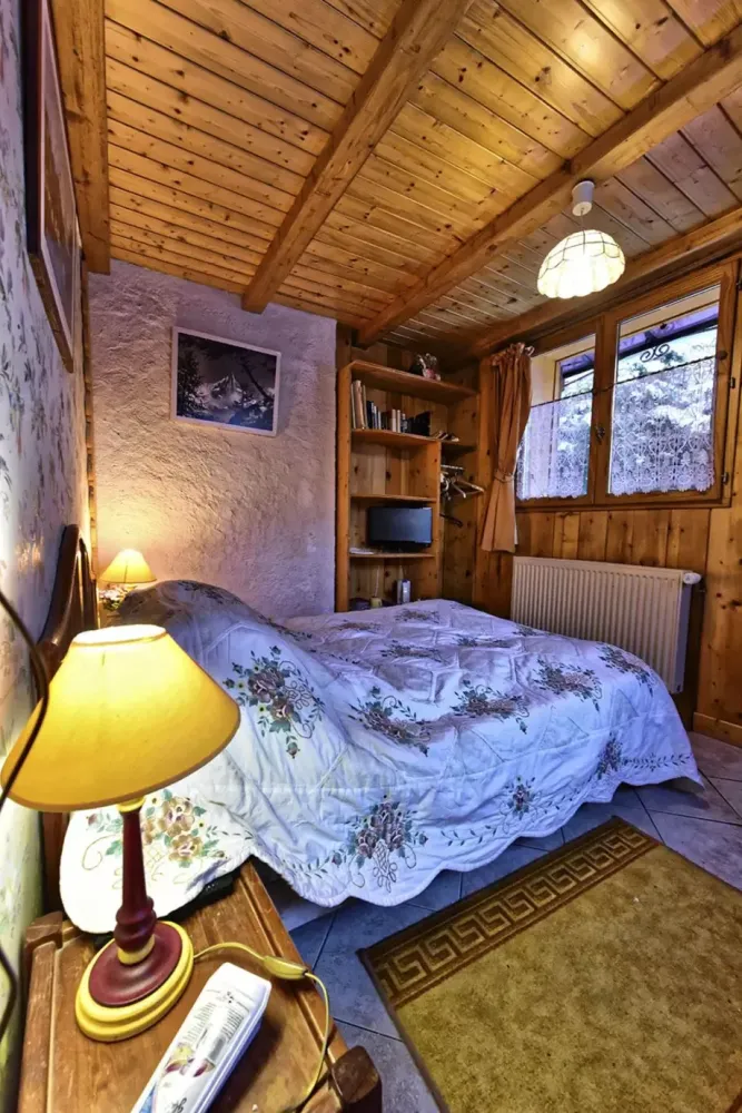 Chambre double près de Chamonix Chalet à l'Orée du bowebp